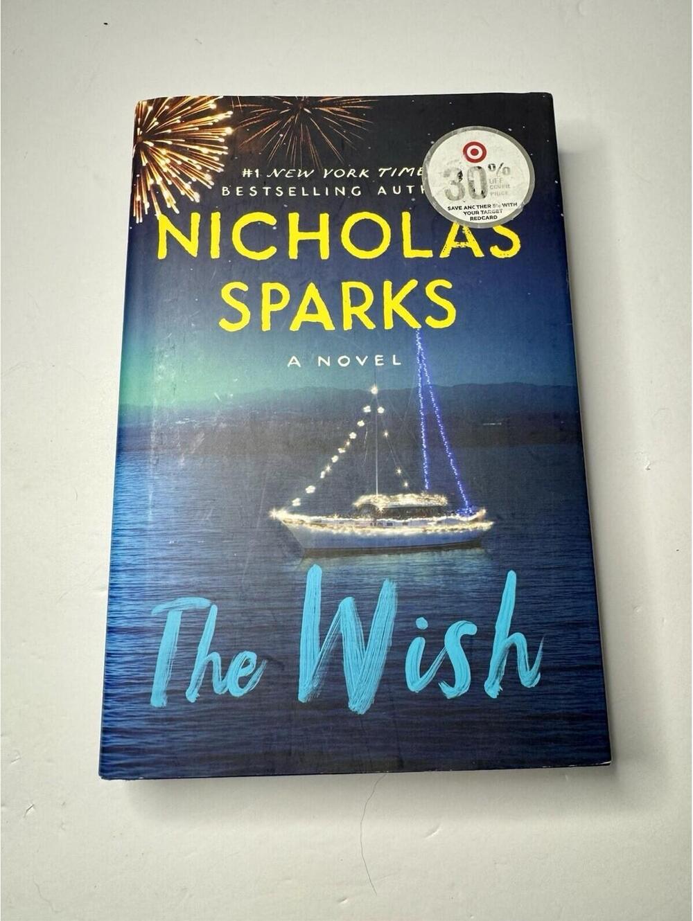 The Wish Nicholas Sparks Hardcover 2021 Romantic Novel Book